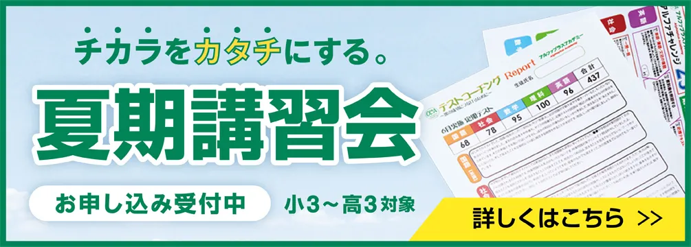 チカラをカタチにする。夏期講習会